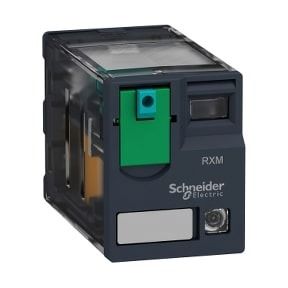 Schneider Zelio RXM - Relay Miniature Plug-in relay - 4 C/O -  12V - DC - 6A - with LED - RXM4AB2JD