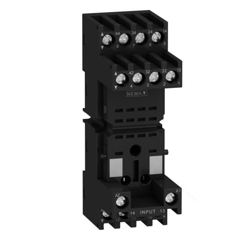 Schneider Zelio RXZ - Relay socket mixed contact - 10A - < 250V - connector - for relay RXM2.., RXM4.. - RXZE2M114M