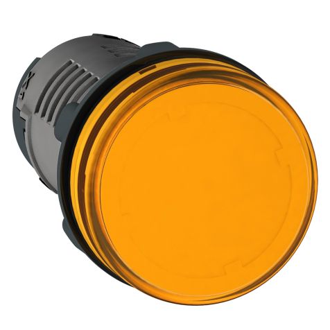 Schneider Pilot light XA2 - 22mm - Orange - integral LED - 220V AC - screw clamp terminals - XA2EVM5LC