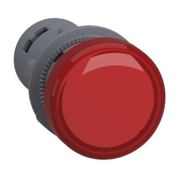 Schneider Pilot light - 22 - Red - integral LED - 24 V AC/DC - screw clamp terminals - XA2EVB4LC